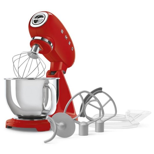 Batidora amasadora Smeg SMF05RDEU roja 4,8 L 1000 W 10 velocidades