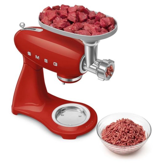 Batidora amasadora Smeg SMF05RDEU roja 4,8 L 1000 W 10 velocidades