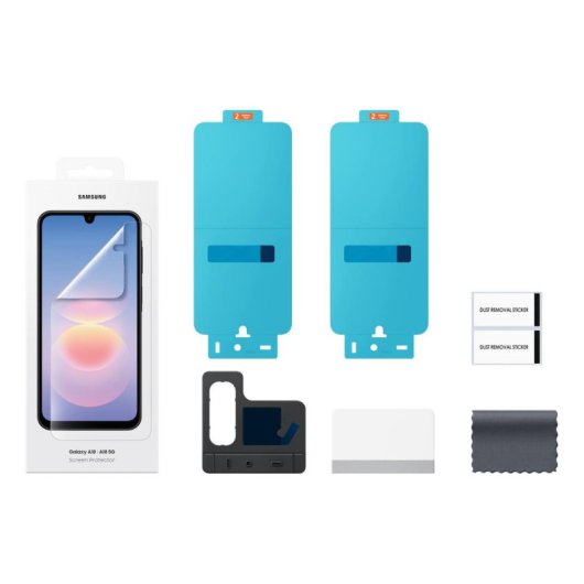 Proteggi Schermo Samsung Galaxy A18 Trasparente Resistente ai Graffi x2