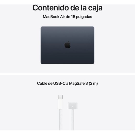 Apple MacBook Air 15,3" Apple M5 32GB 1TB SSD Apple GPU Deca Core macOS Medianoche + Cargador 70W