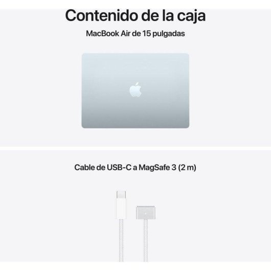 Apple MacBook Air 15,3" Apple M5 32GB 2TB SSD GPU 10 núcleos macOS Azul Cielo + Cargador 35W