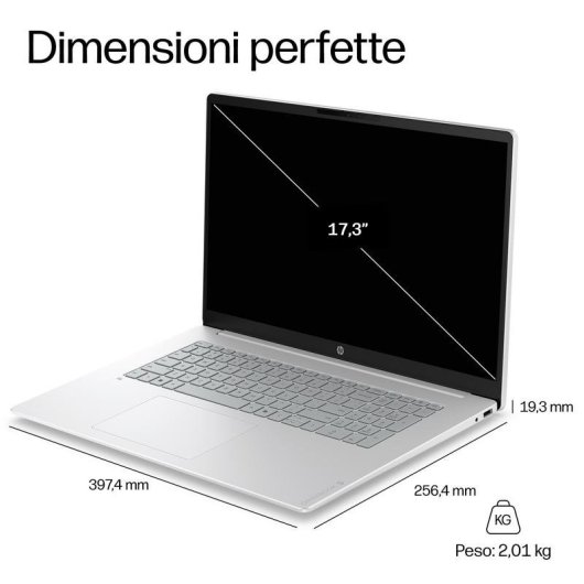 Portatile HP OmniBook 3 17,3" Intel Core Ultra 7 16GB 512GB SSD Intel Graphics Windows 11