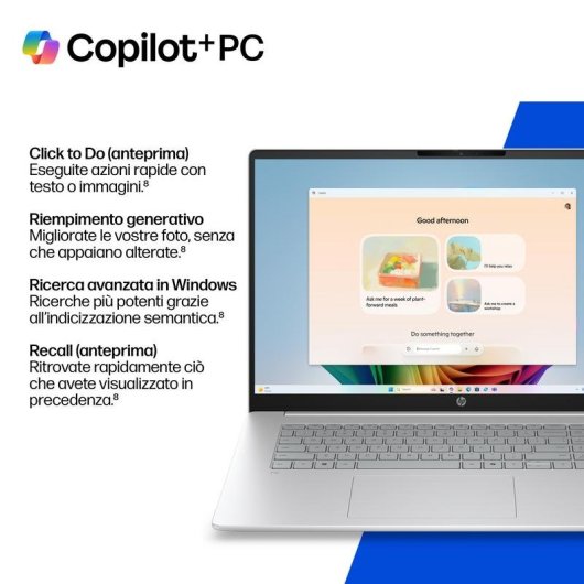 Portatile HP OmniBook 3 17,3" Intel Core Ultra 7 16GB 512GB SSD Intel Graphics Windows 11
