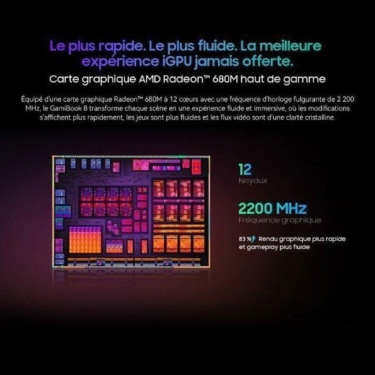 Ordinateur portable Blackview Gamibook 8 16" AMD Ryzen 7 7735HS 32 Go 1 To SSD Windows 11 Pro Radeon 680M écran FHD+