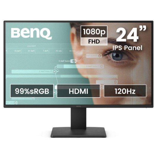 Monitor BenQ GW2491P 23,8" Full HD 120Hz IPS 1 ms Ajustable en altura