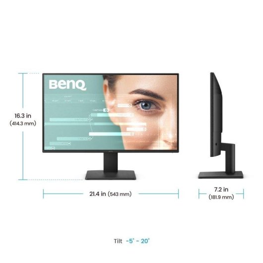 Monitor BenQ GW2491P 23,8" Full HD 120Hz IPS 1 ms Ajustable en altura