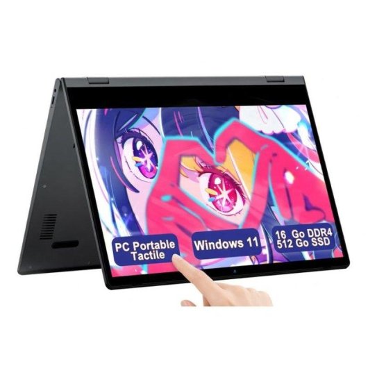 Ordinateur portable BMAX Y14 Plus 14" Intel N150 16Go 512Go SSD Intel UHD Windows 11 Pro