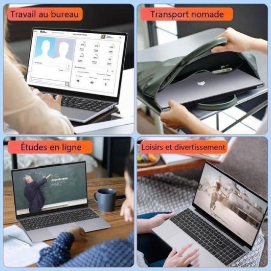 Ordinateur portable BMAX X15 Pro 15.6" Intel N100 16Go 512Go SSD Intel UHD Windows 11