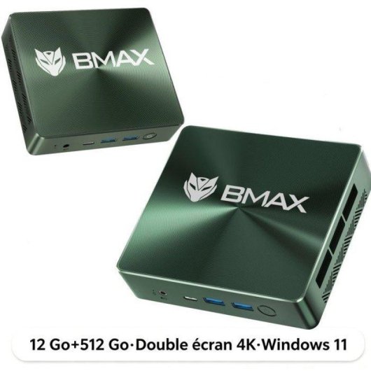 Mini PC BMAX B6 Plus Intel Core i3-1000NG4 12GB 512GB SSD Iris Plus Windows 11