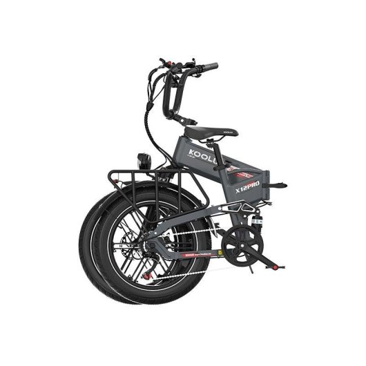 Elektrische Fiets Koolux X12 Pro 750W 48V 15Ah 20 Inch Banden Grijs Rood