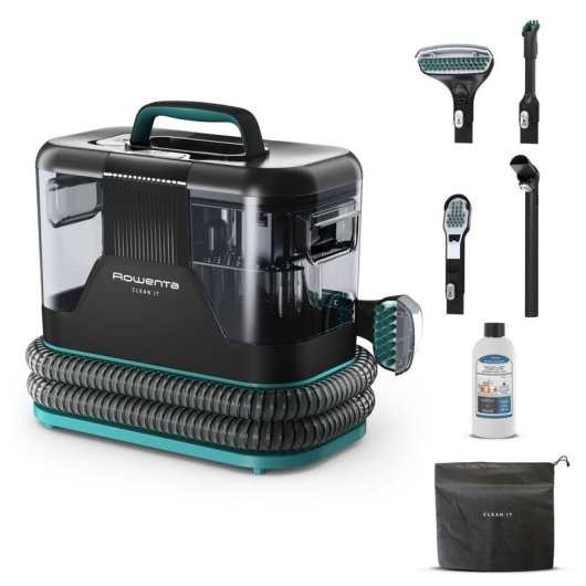 Aspirateur sans Sac Rowenta Clean It IN5020F0 750W 1,5L Eau Noir Vert Transparent