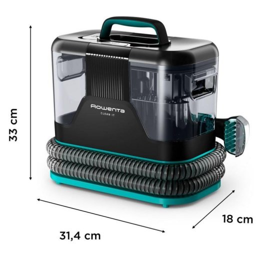 Aspirateur sans Sac Rowenta Clean It IN5020F0 750W 1,5L Eau Noir Vert Transparent