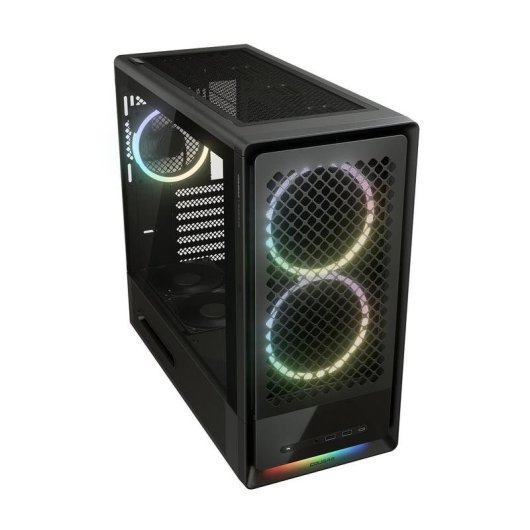 Boîtier PC COUGAR DUOAIR RGB Midi Tower ATX Verre Trempé Noir