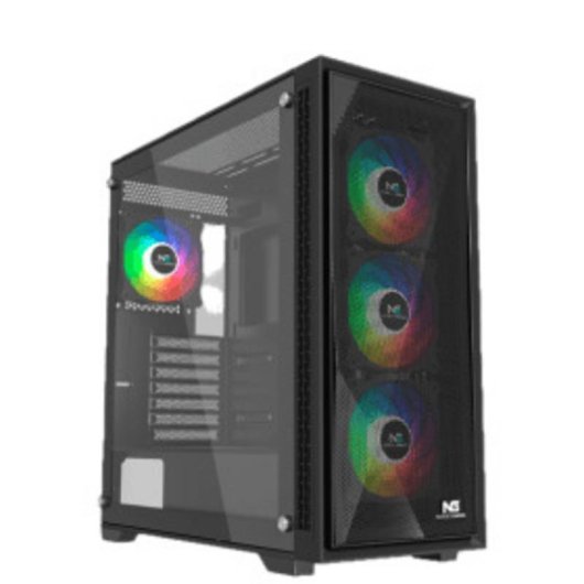 Boîtier PC Nordic NGC-1976 Tour ATX Verre Mesh Gaming RGB Noir