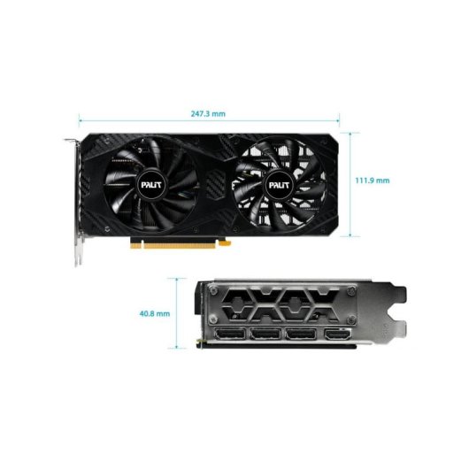 Tarjeta Gráfica Palit GeForce RTX 3060 Infinity 2 OC 12GB GDDR6