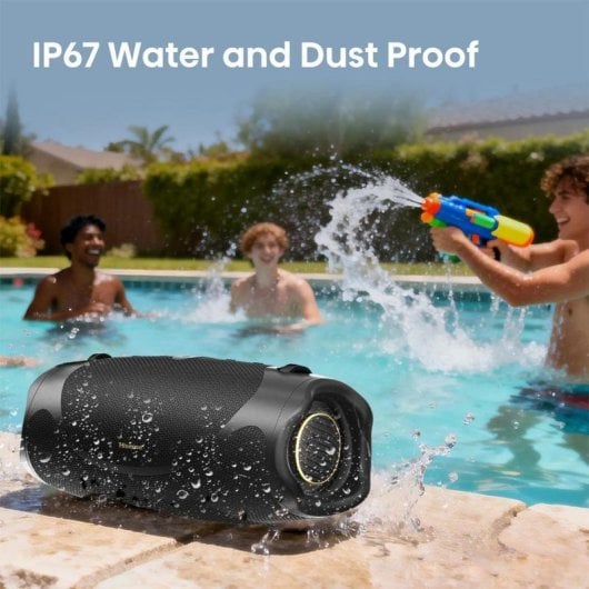 Altavoces Hisense portátil estéreo con conectividad alámbrica e inalámbrica 80 W y Bluetooth