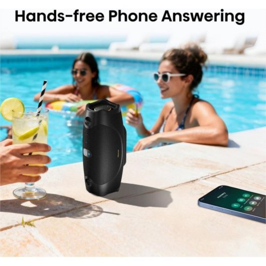 Altavoces Hisense portátil estéreo con conectividad alámbrica e inalámbrica 80 W y Bluetooth