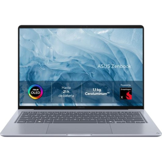 Portátil ASUS Zenbook 14 14" Snapdragon X1-26-100 16GB 256GB SSD Adreno Windows 11