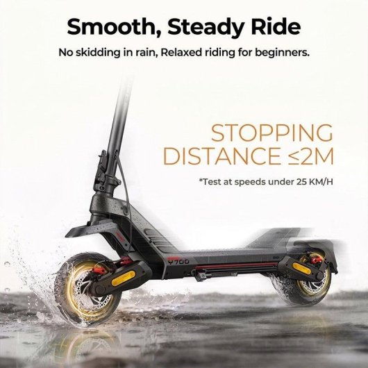 Patinete électrique ENGWE Y700 ABE 500W Autonomie 85km Roues 10" Freins disque Noir