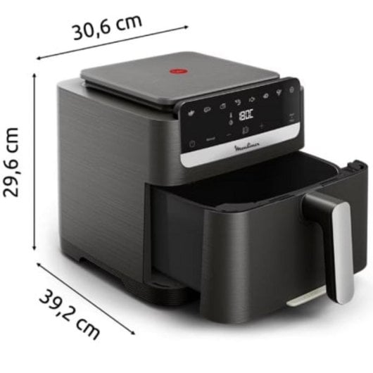Airfryer Moulinex Easy Fry Mega Compact 7,5 L 2020 W avec Minuterie