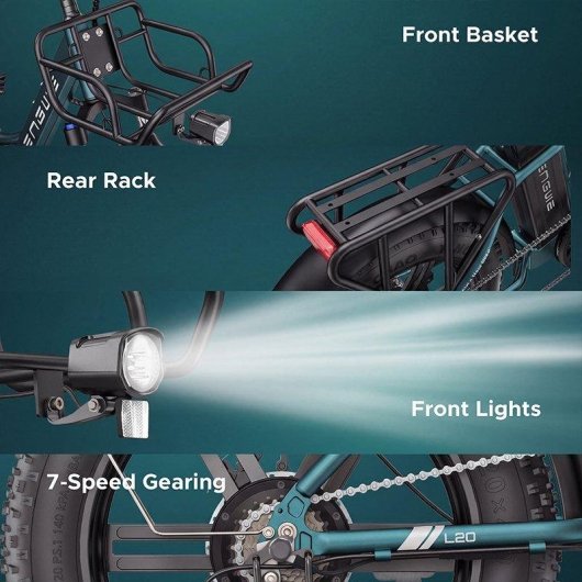 Bicicleta Eléctrica ENGWE L20 Boost 20" 48V 13Ah 250W