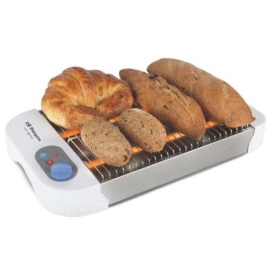 Grille-pain Orbegozo TO 1012 600W Blanc et Argent avec 6 niveaux