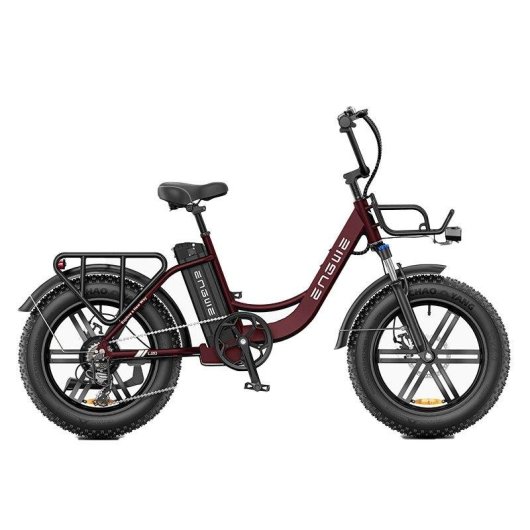 Bicicleta eléctrica ENGWE L20 BOOST 20" 48V 13Ah 250W 75Nm 126km Sensor de Par Roja