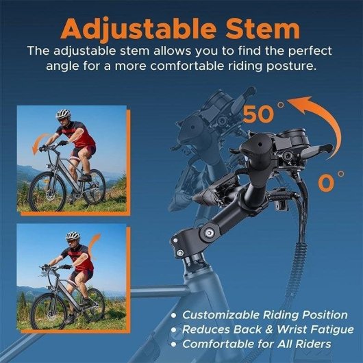 Velo electrique HillMiles MileTrail 1 26 pouces 250 W
