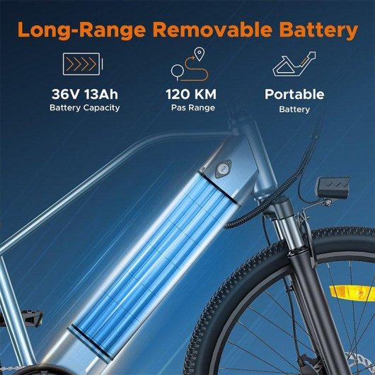 Elektro-Mountainbike HillMiles MileTrail 1 26 Zoll 36V 13Ah 250W
