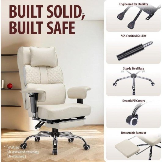 Gaming-Stuhl GTPLAYER Ergonomischer Buero-Stuhl
