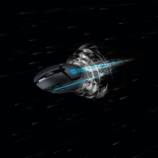 Souris Logitech G402 Hyperion Fury Filaire 4000 DPI Noire Éclairage Bleu