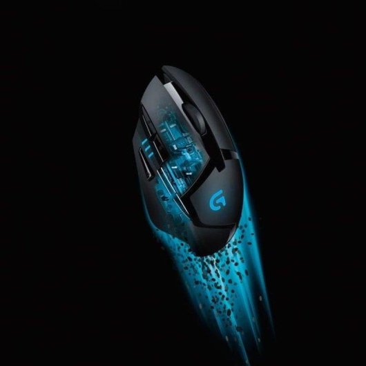 Souris Logitech G402 Hyperion Fury Filaire 4000 DPI Noire Éclairage Bleu