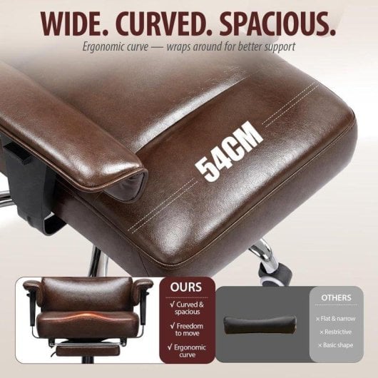 Gaming-Stuhl GTPLAYER Ergonomisch 90-150 Braun