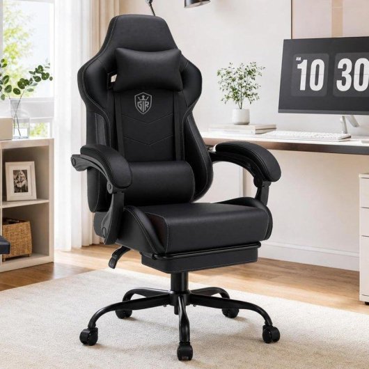 Assento Gaming GTPLAYER Ergonomico com Repose-Pieds Integrado