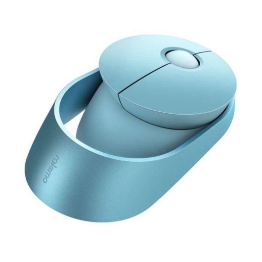 Ratón Rapoo Ralemo Air 1 Multiconnessione 1600DPI Blu Silenzioso Ricaric.