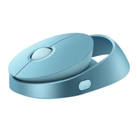 Ratón Rapoo Ralemo Air 1 Multiconnessione 1600DPI Blu Silenzioso Ricaric.