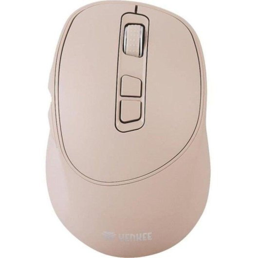 Ratón Yenkee YMS 2080BG Inalámbrico 2.4 GHz 800-2400 DPI Beige y marrón Recargable USB-C