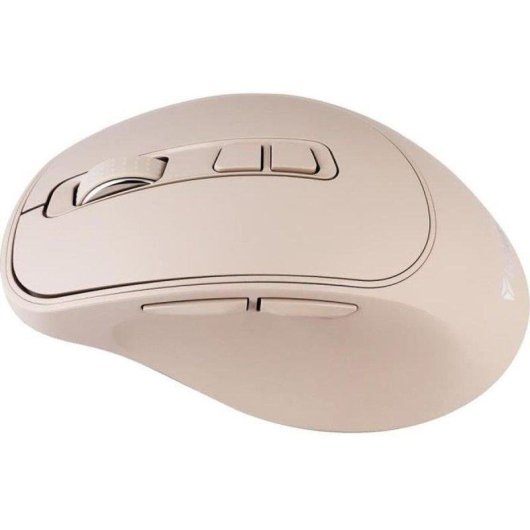 Ratón Yenkee YMS 2080BG Inalámbrico 2.4 GHz 800-2400 DPI Beige y marrón Recargable USB-C