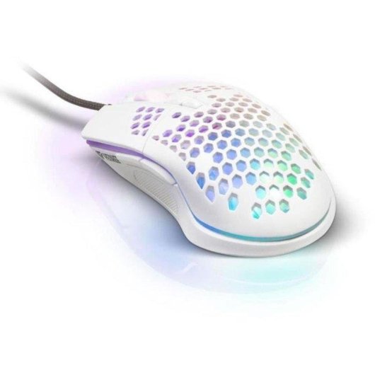 Ratón Yenkee YMS 3030WE USB Cable 6400 DPI RGB 7 Botones Ligero 75 g