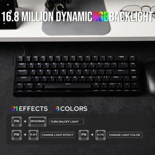 Tastiera Aula Win68 HE 60% Magnetica Hall Effect Rapid Trigger RGB USB-C USA