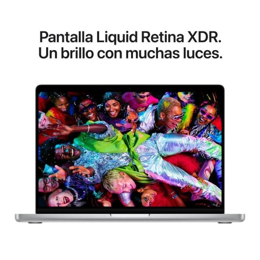 Apple MacBook Pro Apple M5 10 Núcleos/16GB/4TB SSD/Apple GPU Deca Core/14" Plata Vidrio nanotexturizado + Cargador 96W