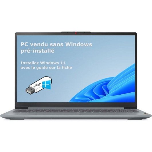Portátil Lenovo IdeaPad Slim 3 15AMN8 15,6'' AMD Ryzen 5 8GB 512GB SSD Radeon 610M Sem SO