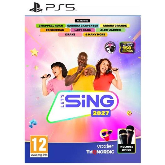 Let's Sing 2027 Bundle con 2 Micrófonos PS5