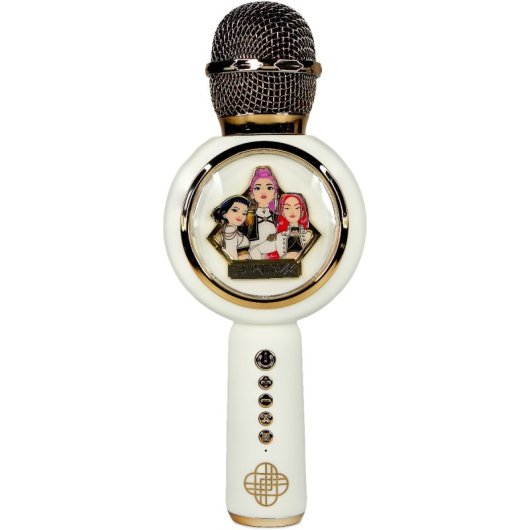 Microphone OTL KPOP DEMON HUNTER Huntr/x Sans Fil Bluetooth LED Or