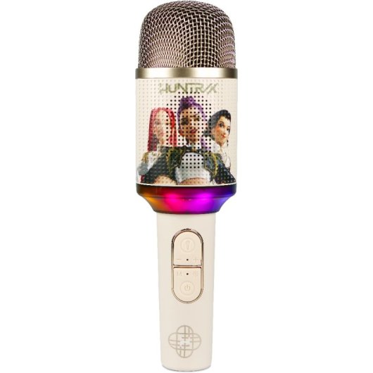 Microfono Karaoke OTL KPOP Demon Hunter Huntr/x LED Dorato Portatile