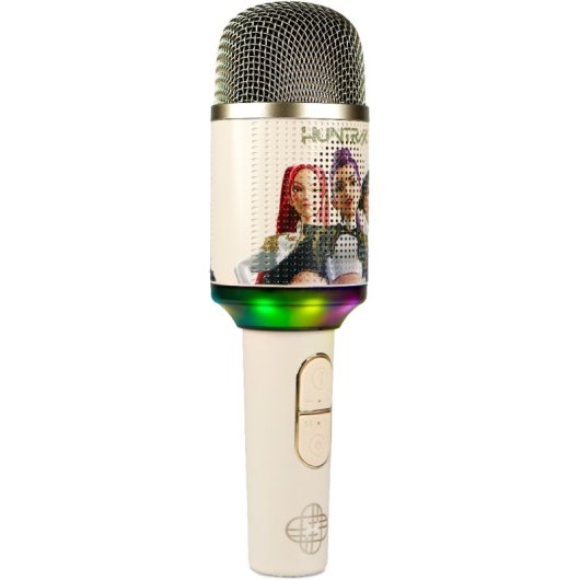 Microfono Karaoke OTL KPOP Demon Hunter Huntr/x LED Dorato Portatile
