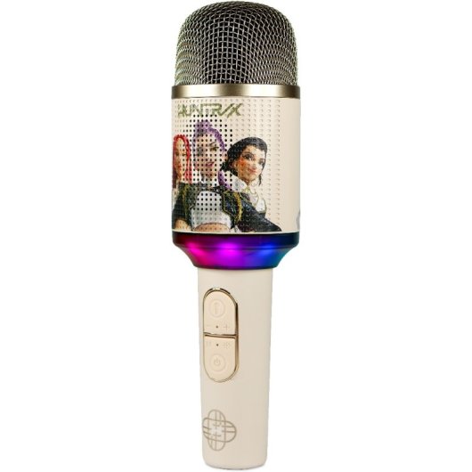 Microfono Karaoke OTL KPOP Demon Hunter Huntr/x LED Dorato Portatile