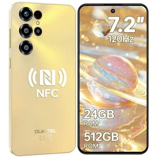 Oukitel C68 4G 8GB 512GB 7.2" Dorado