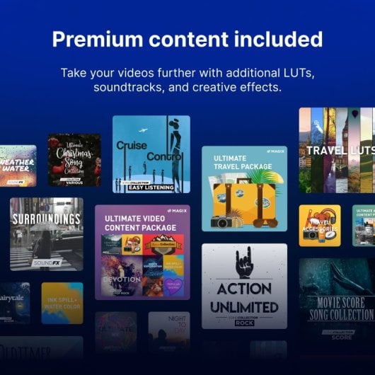 Logiciel Magix Video Deluxe Ultimate Montage Vidéo Effets IA 4K 8K