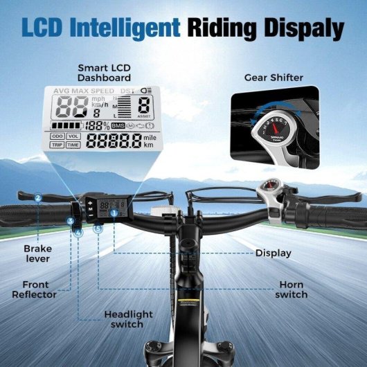 Vélo électrique iScooter EB3S 350 W Noir pliable autonomie 40-60 km
